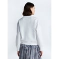 thumbnail image 3 of Free Assembly Women's and Women's Plus New York Embroidered Shrunken Sweatshirt, Sizes XS-4X, 3 of 5