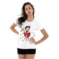 thumbnail image 4 of Retro Betty Boop Cartoon Hearts Women's T Shirt Ladies Tee Brisco Brands S, 4 of 5