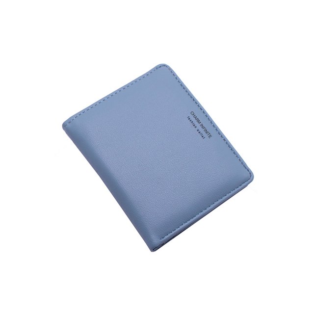 Qarigey Cartera de cuero para mujer, billetera de almacenamiento para billetes, monedero portátil para playa, escuela, tienda, tarjetero, bolsillo para Carteras Azul Qarigey AP011560-01