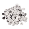 thumbnail image 4 of Botones de madera Bling Bling 500 piezas 2 orificios artesanales surtidos, 4 of 12