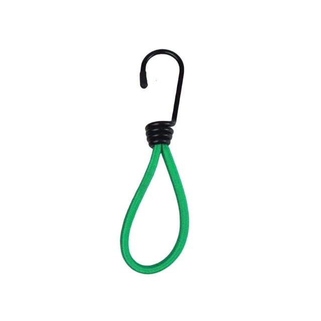 2pcs Tent Elastic Rope Fixing Outdoor Bungee Fixing Cords Cord with Hook Durable Camping Fastener Stretch Ropes Tent Accessories Strong Bearing Capacity Green