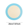 thumbnail image 3 of HBFAGFB Silicone Baking Mat Set, 20cm Round Heat-Resistant Macaron Oven Mat with Border, 3 of 4