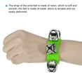 thumbnail image 4 of 12pcs Wrist Bells, Jingle Bells Ankle Bells Percussion Instruments Musical Rhythm for Party Christmas, Light Green, 4 of 6