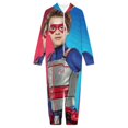 thumbnail image 3 of Henry Danger Hooded Union Suit Pajama Onesie Blanket Sleeper, 3 of 7