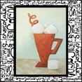 thumbnail image 2 of Diannart 20x20 Gold Ornate Wood Framed with Double Matting Museum Art Print Titled - Tis the Season for Cocoa III, 2 of 4
