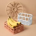 thumbnail image 4 of Bandeja de Fruta de Resina Hueca Nórdica, de Fruta de Escritorio para Porche, Sala de Estar, Cuenco para Refrigerios, Decoración, Artesanías, Marrón, 4 of 6