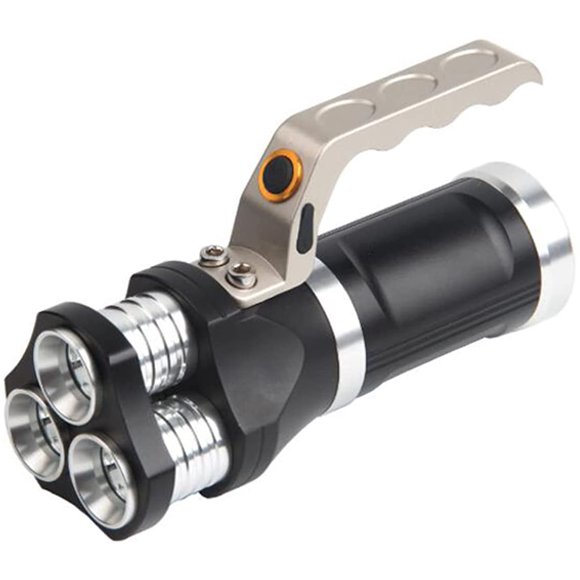 Powerful 5000 Lumens Multifunction Rechargeable Led Flashlight Usb Pocket Lantern For Camping, Fishing And Hunting