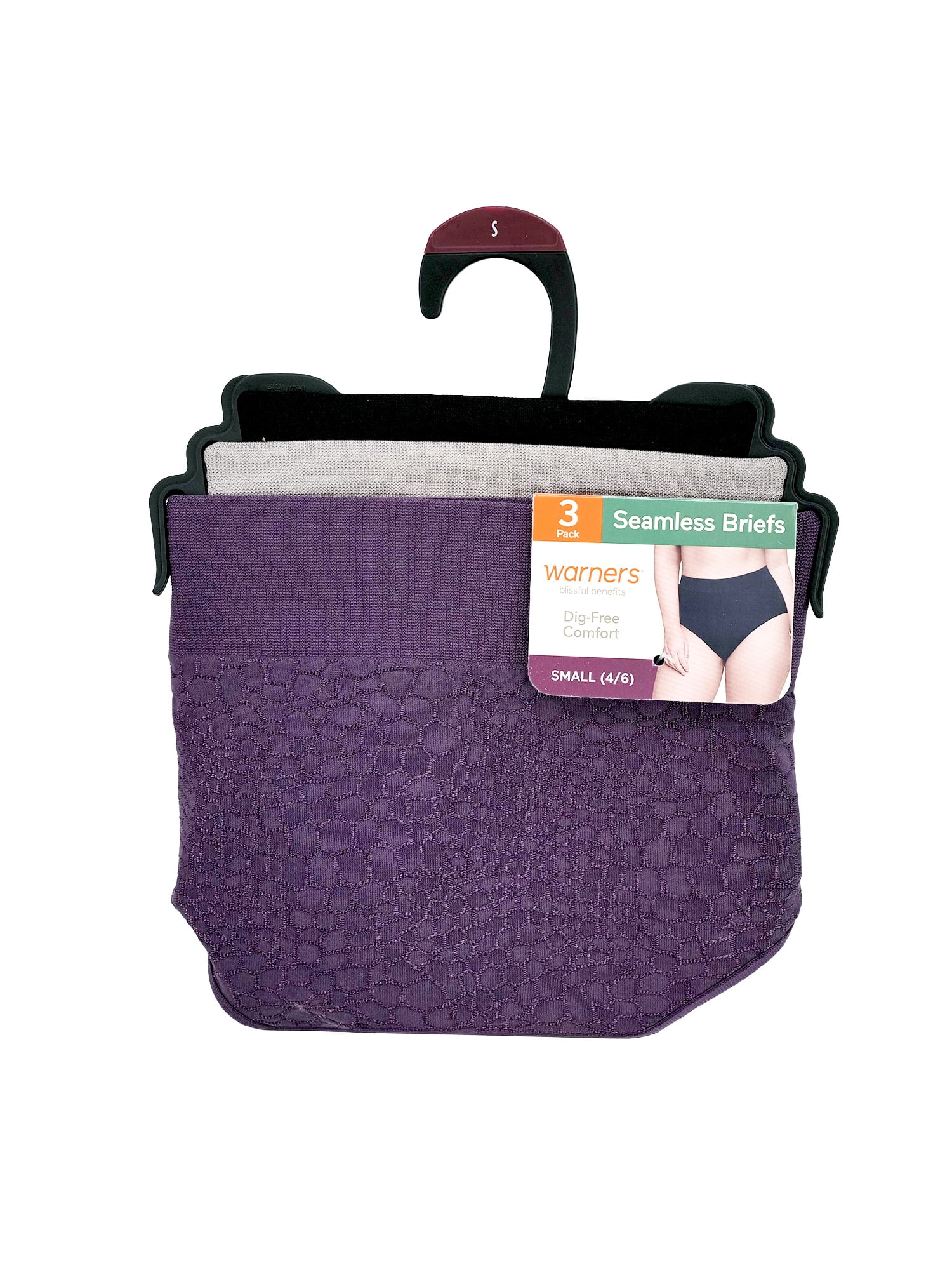 Warners® Blissful Benefits Women's Dig-Free Seamless Brief 3-Pack, Sizes S-3XL