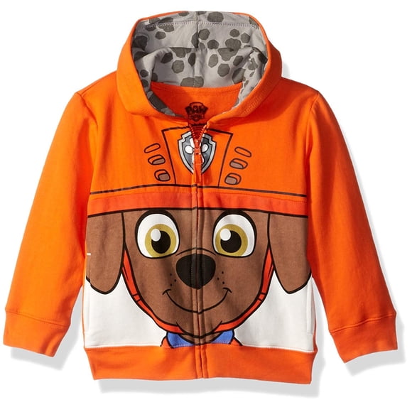 Sudadera con capucha Nickelodeon Paw Patrol Zuma Orange 5T para niños
