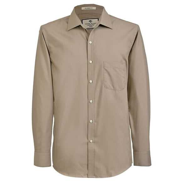 Camisa basica Michel Blanc hombre Kaky