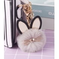 thumbnail image 5 of 2pcs Puff Ball Key Rings Keyring For Women Bag Purse Car Keyring, 5 of 5