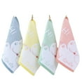 thumbnail image 5 of Cotton Gluttonous Bear Pattern Kindergarten Baby Towel Soft Absorbent Four Colors Optional Care Baby Delicate Skin, 5 of 8