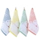 thumbnail image 5 of Toalla de algodón con estampado de oso glotón para bebé, para guardería, suave, absorbente, cuatro colores, cuidado opcional, piel delicada del bebé, algodón cuadrado, 5 of 9