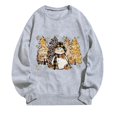 thumbnail image 4 of Wancir Christmas Sweatshirts for Women Merry Christmas Tree Graphic Long Sleeve Xmas Vacation Pullover Christian Tops, 4 of 4