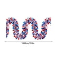 thumbnail image 3 of 32.8 Ft 100 Bulb 4th Of July Patriotic LED String, Flag Pattern Glow Strip, No Battery Required Hanging Light for Independence Day Celebration, Outdoor Patio and Indoor Room Decor, 3 of 8