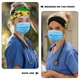 thumbnail image 3 of COEQINE Jamaican Flag Nurse Button Headband Palm Leaves Knotted Headbands for Women Trendy Sport Headbands for Men Sports Headbands Bulk Nursing Headbands Fashion Sport Headband Sweat, 3 of 7