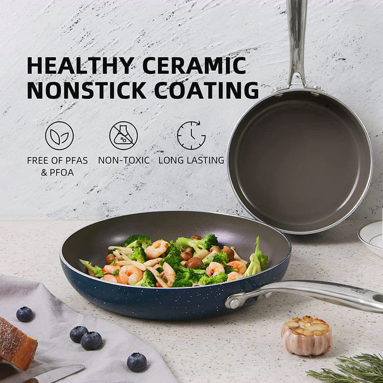 Cast Iron Skillet Nonstick Omelet Pan Oven Safe Frying Pans