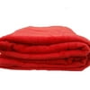 Coral Fleece Throw Blanket Soft Elegant Cover Queen Red
