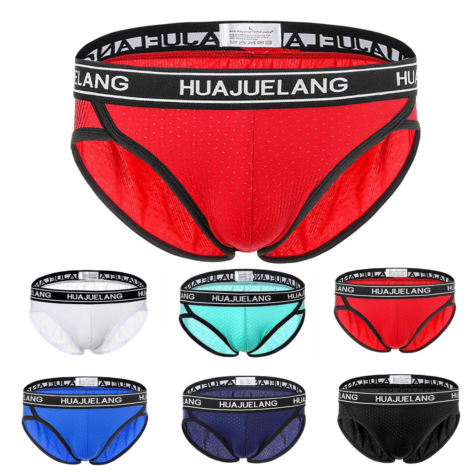 Symoid Mens Briefs Panties Clearance in Store Solid Underwear for Men