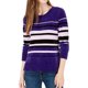 thumbnail image 1 of Maison Jules suéter de chenilla para mujer, morado, XX-Small, 1 of 1