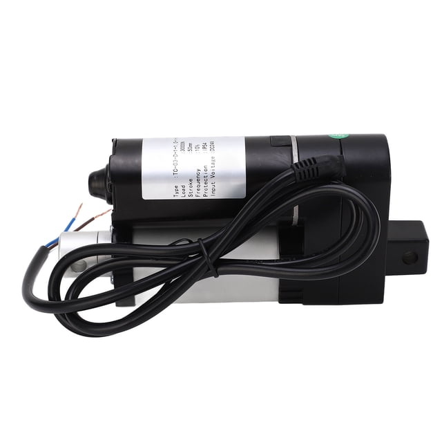 Vérin Linéaire Électrique, Poussée 3000N Course 50mm IP54 Vérin Linéaire à Course Électrique pour Lit Électrique, Sofa, Système Industriel