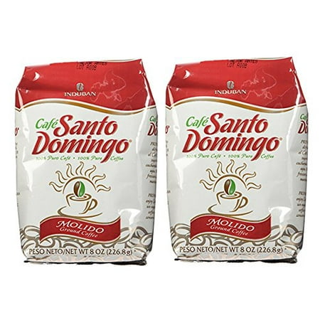 Bolo Santo Domingo Harbor - Cafe Molido Santo Domingo Ground Coffee - 1 lbs (Pack of 2)