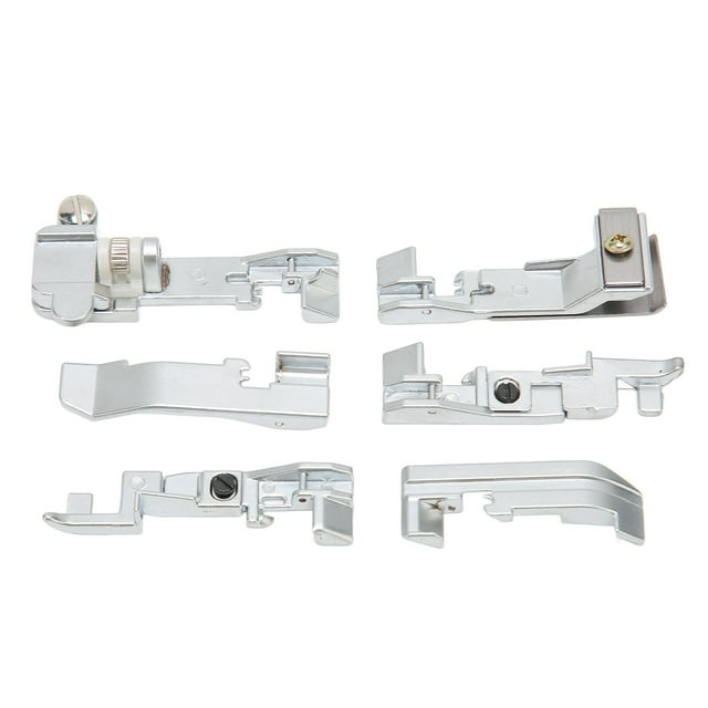 6 Pcs Pied-de-Biche Multifonctionnel Universel en Acier Allié Accessoires de Machine à Coudre