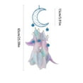 thumbnail image 6 of SSZMDLB under $5 Dream Catcher Wall Hanging, Crescent Moon Dreamcatcher with Colorful Feathers, Handmade Bedroom Decor for Wall Display, Bohemian Style Room Decor for Living Space, 6 of 9