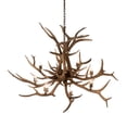 thumbnail image 4 of Meyda Tiffany 200452 Antlers 8 Light 66" Wide Antler Candle Style Chandelier - Copper, 4 of 6