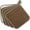 Brown, variant on Set of 5 100% Cotton Kitchen Everyday Basic Pot Holder Heat Resistant Coaster Potholder for Cooking and Baking