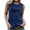 Blue, variant on Aoochasliy Tank Tops for Women Women's Sleeveless Summer Casual Tops Regular Round Neck Printing Sleeveless Vest Tops