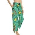 thumbnail image 2 of Sigee Funny Animals in Jungle Print Women's Soft Pajama Pants - Breathable and Comfortable Lounge Sleep Bottoms with Elastic Waistband and Pockets-X-Large, 2 of 9