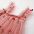 thumbnail image 4 of Toddler Baby Girls Suspender Beetle Embroidered Tutu Princess Dress Fluffy Mesh Sundress, 4 of 8