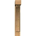 thumbnail image 2 of Ekena Millwork 7 1/2"W x 36"D x 48"H Thorton Block Smooth Bracket w/ Offset Brace, Western Red Cedar, 2 of 25