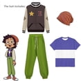 thumbnail image 1 of The Owl Cosplay House Luz-Chaqueta de béisbol con cremallera, abrigo, sombrero, pantalones, trajes para adultos y niños, Sudadera con capucha, disfraz Unisex, 1 of 4