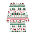 thumbnail image 3 of Odeerbi Kids Girls Skater Twirl A-Line Dress Long Sleeve Pleated Dancing Dress Spring Fall Christmas Dress 4-14 Years Children Christmas Printed Princess Dress Kids Clothes Green, 3 of 4