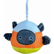 Squishmallow Official Kellytoy Halloween Squishy Soft Plush Toy Animals (Emily Bat (Candy Corn Costume), 3.5 Inch Clip)