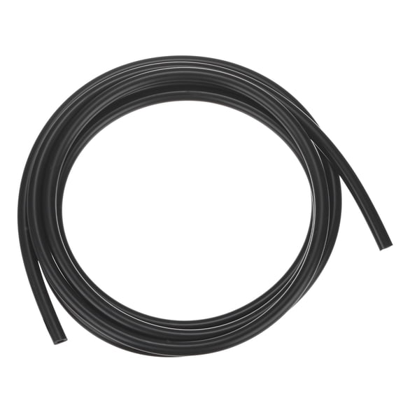 Uxcell Silicone Tubing, 3/16inch(5mm) ID x 11/32inch(9mm) OD Silicone Rubber Vacuum Tube, 8ft(2.5 M) High Temp Water Air Hose Pipe [Black]