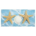 thumbnail image 3 of BSDHOME Starfish Sea Shell Cotton Linen Tablecloth Sets 60x120 Inches - Tropical Beach Blue White Desk Sofa Table Cloth Cover for Wedding Party Decor, 3 of 5