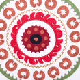 thumbnail image 4 of SAFAVIEH Sunder Bohemian Pillow, 18" x 18", Red, Set of 2, 4 of 4