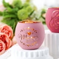 thumbnail image 4 of Set de 6 portavelas SHMILMH de cristal rosa grabado, 4 of 9