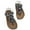 Black, variant on Summer Girls' Casual Open Toe Floral On Cork Lightweight Beach Sandals Flip Flops,3-3.5 Years