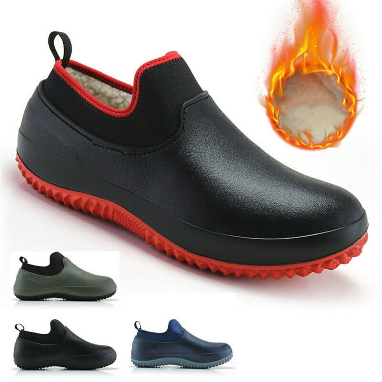 Unisex Adult Non Slip Chef Shoes for Work Kitchen Safety Slip Resistant Winter Lined Work Boots Walmart