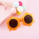 thumbnail image 3 of Gafas de sol con diseño de flores a la moda para niños de 1 a 8 años, venta al por mayor, 3 of 6