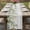 Sage Green Gray, variant on Table Runner 120 Inches Long for Kitchen Dining, Green Dresser Scarf Farmhouse, Dining Table Decorations for Wedding/Parties, Eucalyptus Leaves 13 x 120 In
