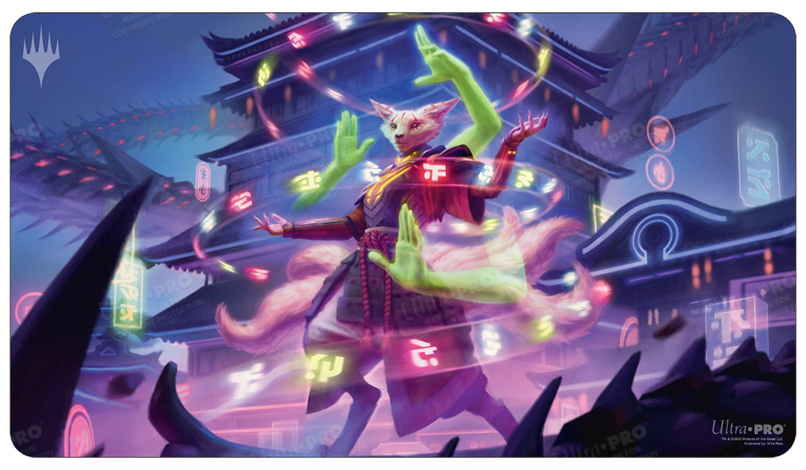 mtg プレイマット / not a wolf secret lair Featuring: Not a