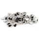 thumbnail image 5 of Cadena de borlas de diamantes de imitación negros, collar de gota de cristal, colgante con adorno de flecos, decoración de ropa, 5 of 12