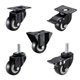thumbnail image 1 of Ruedas giratorias de alta resistencia, ruedas giratorias silenciosas de 360 ??grados Ruedas para muebles (1 pieza, negro) LingWen 8390614153530, 1 of 1