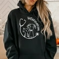 thumbnail image 2 of Veterinarian Hooded Sweatshirt: Dog, Cat  Stethoscope Design, 2 of 6