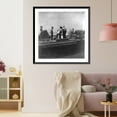 thumbnail image 3 of Historic Framed Print, [Aftermath of hurricane and flood in Galveston, 1900: barge full of dead bodies which were buried at sea, Sept. 10, 1900] - 2, 17-7/8" x 21-7/8", 3 of 9